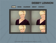 Tablet Screenshot of debbylennon.com